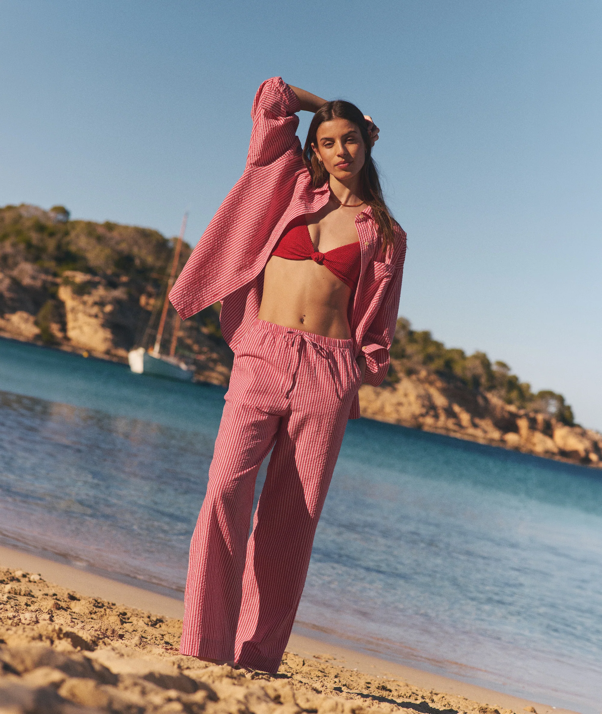 Gracey Oversized Seersucker Shirt