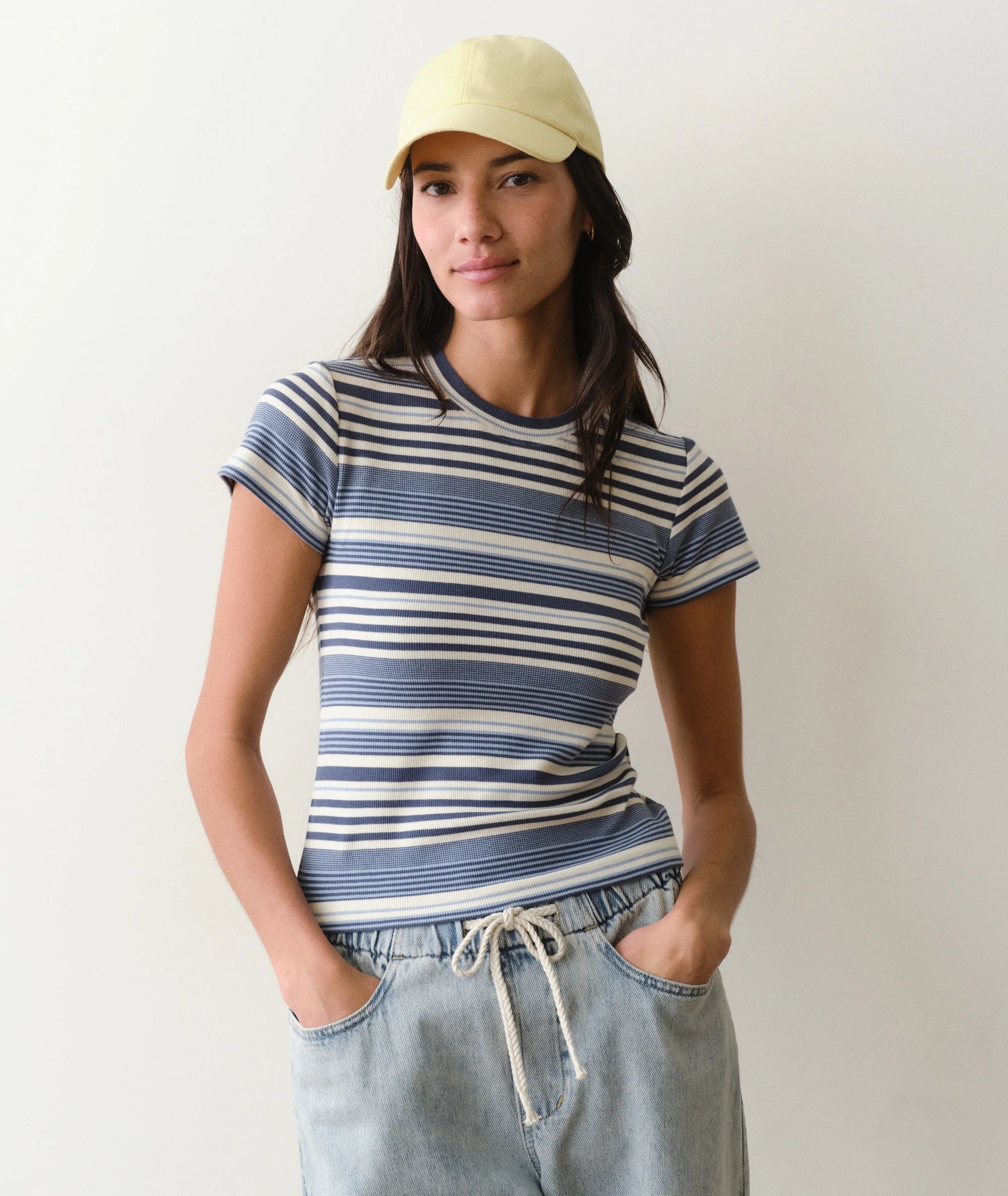 Lexi Rib Sun-In Crew Tee