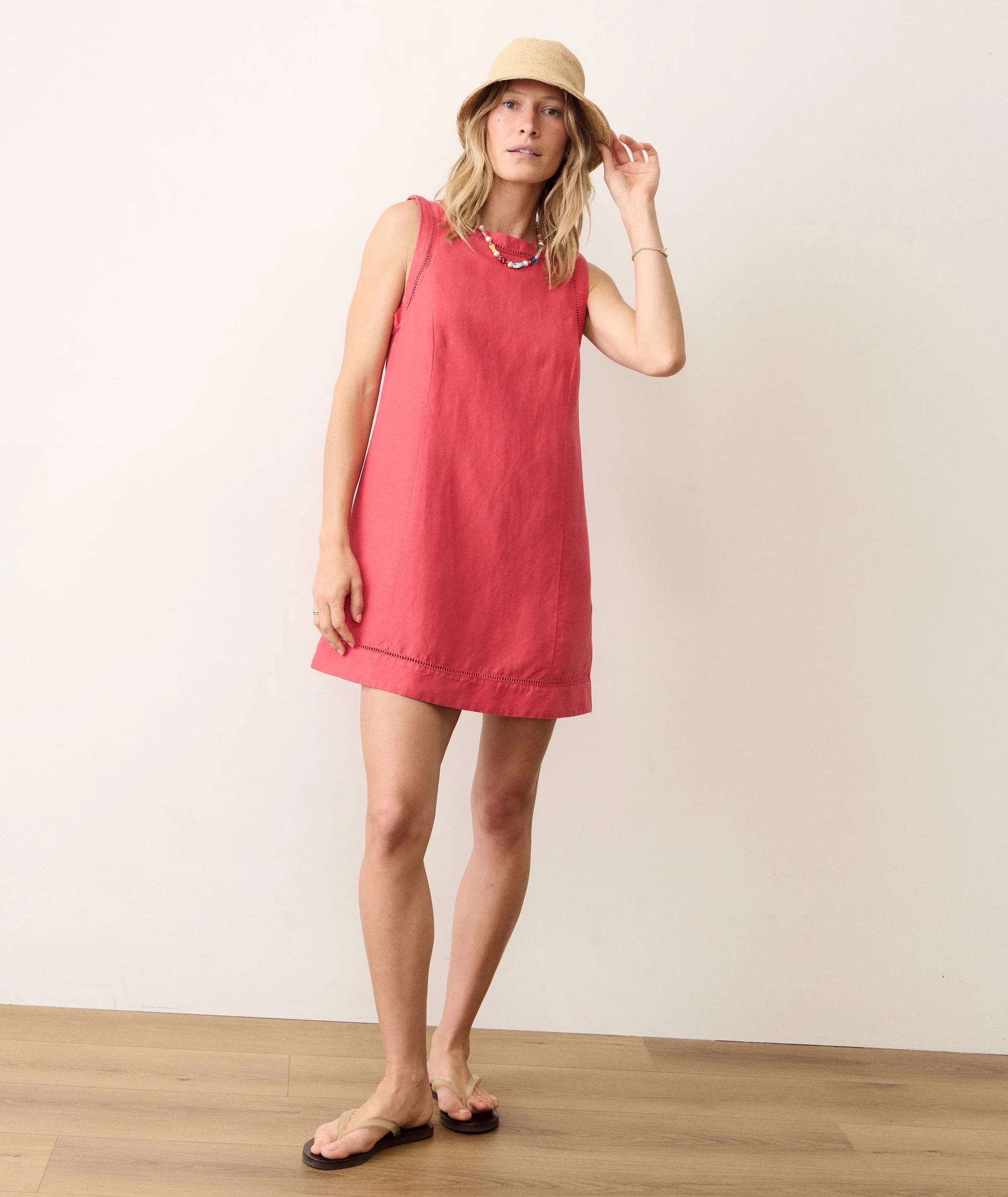 Cora Linen Mini Dress