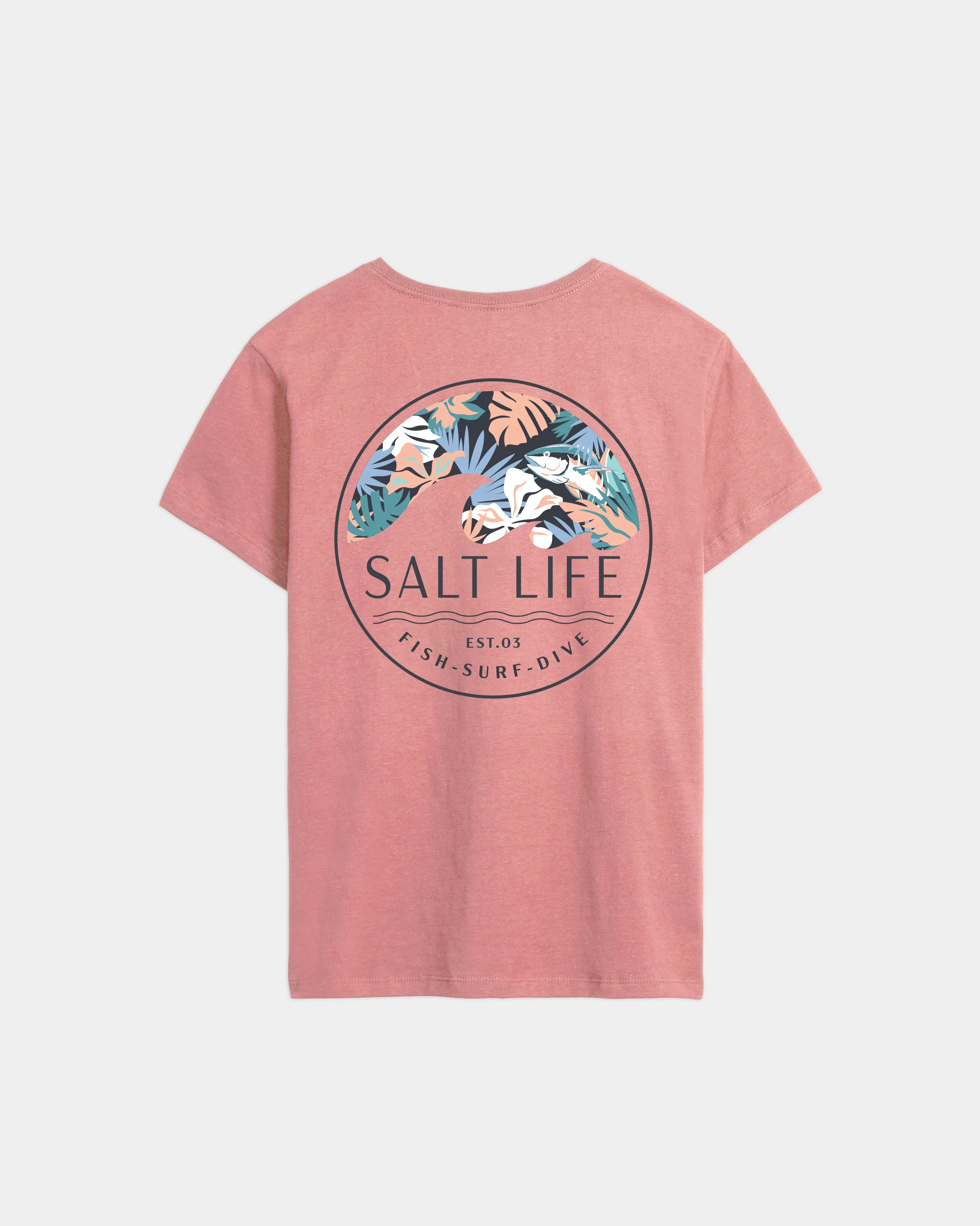 Women's Tropical Retreat Salt Wash Tee
