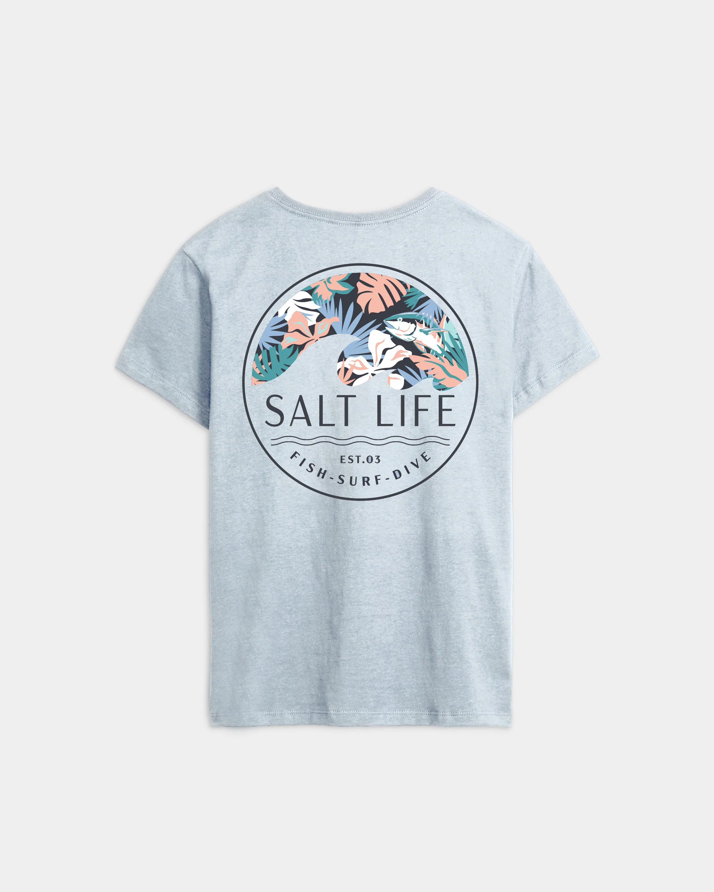 Women's Tropical Retreat Salt Wash Tee