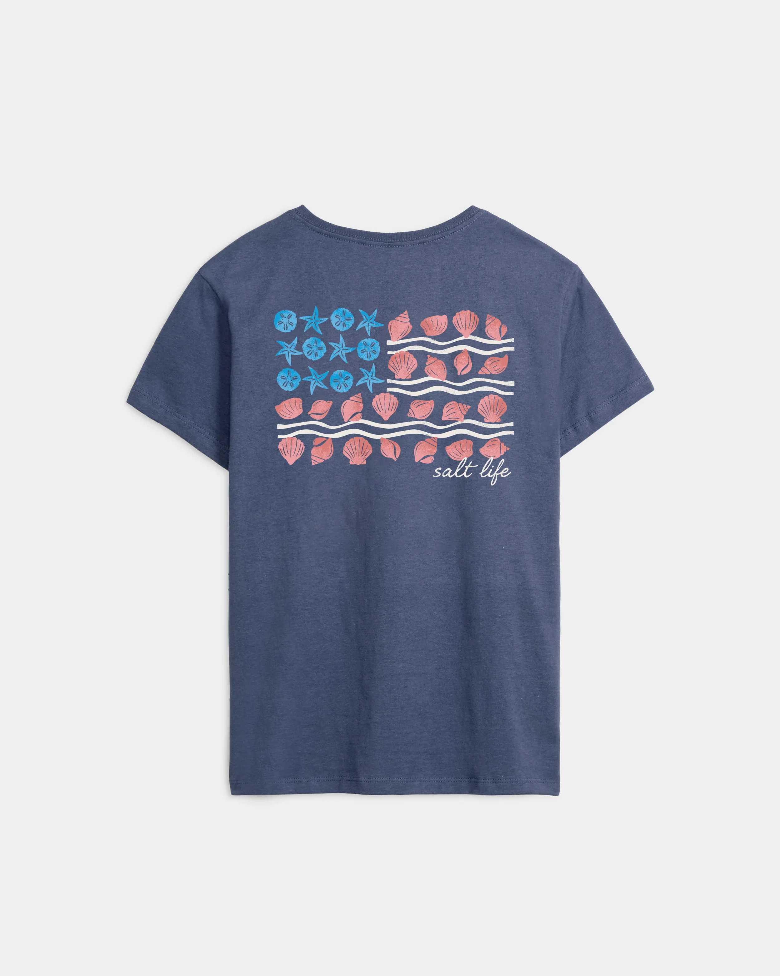Women's Shells & Stripes 30's Tee