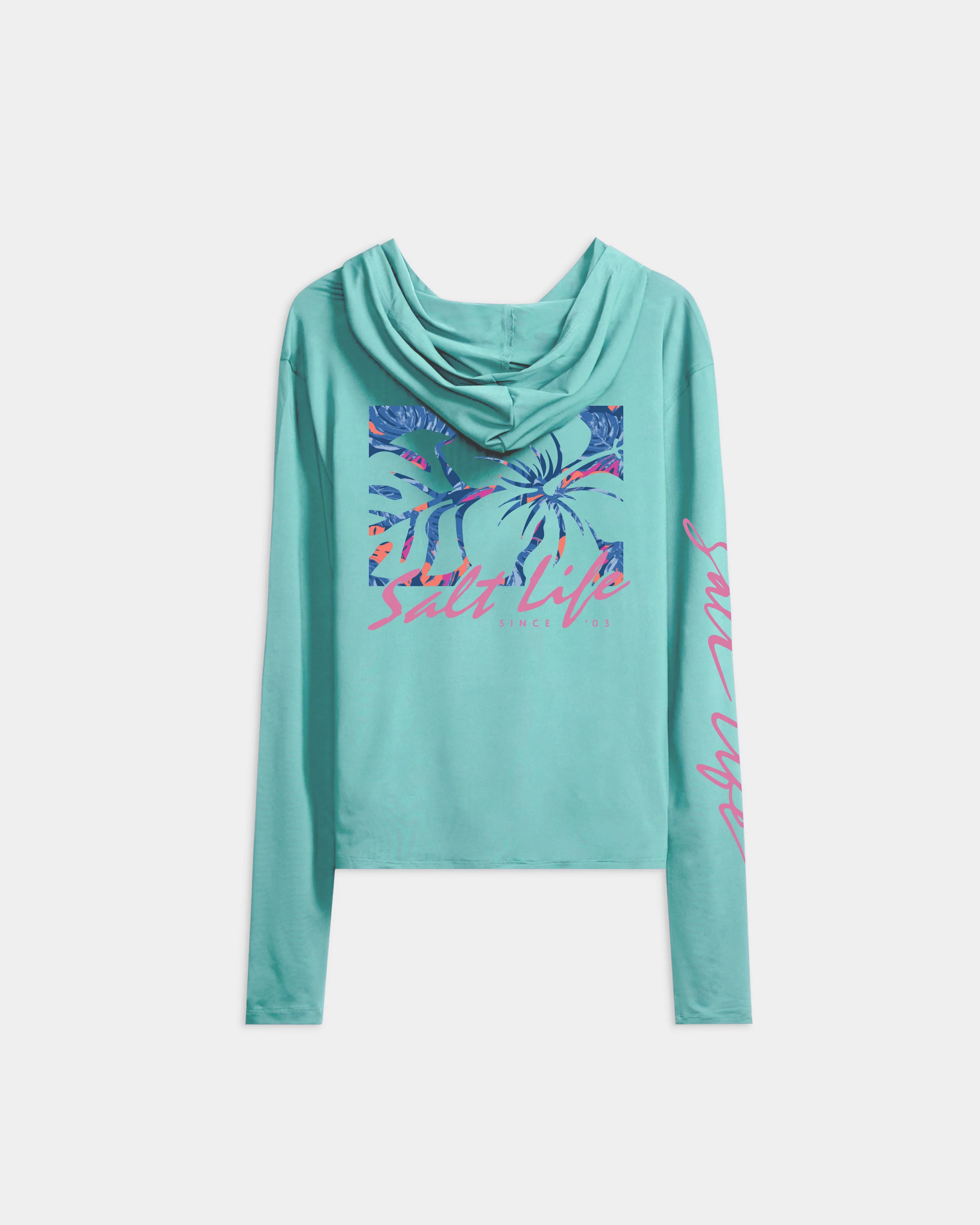 Women's Hibiscus Long Sleeve SLX Performance Hoodie
