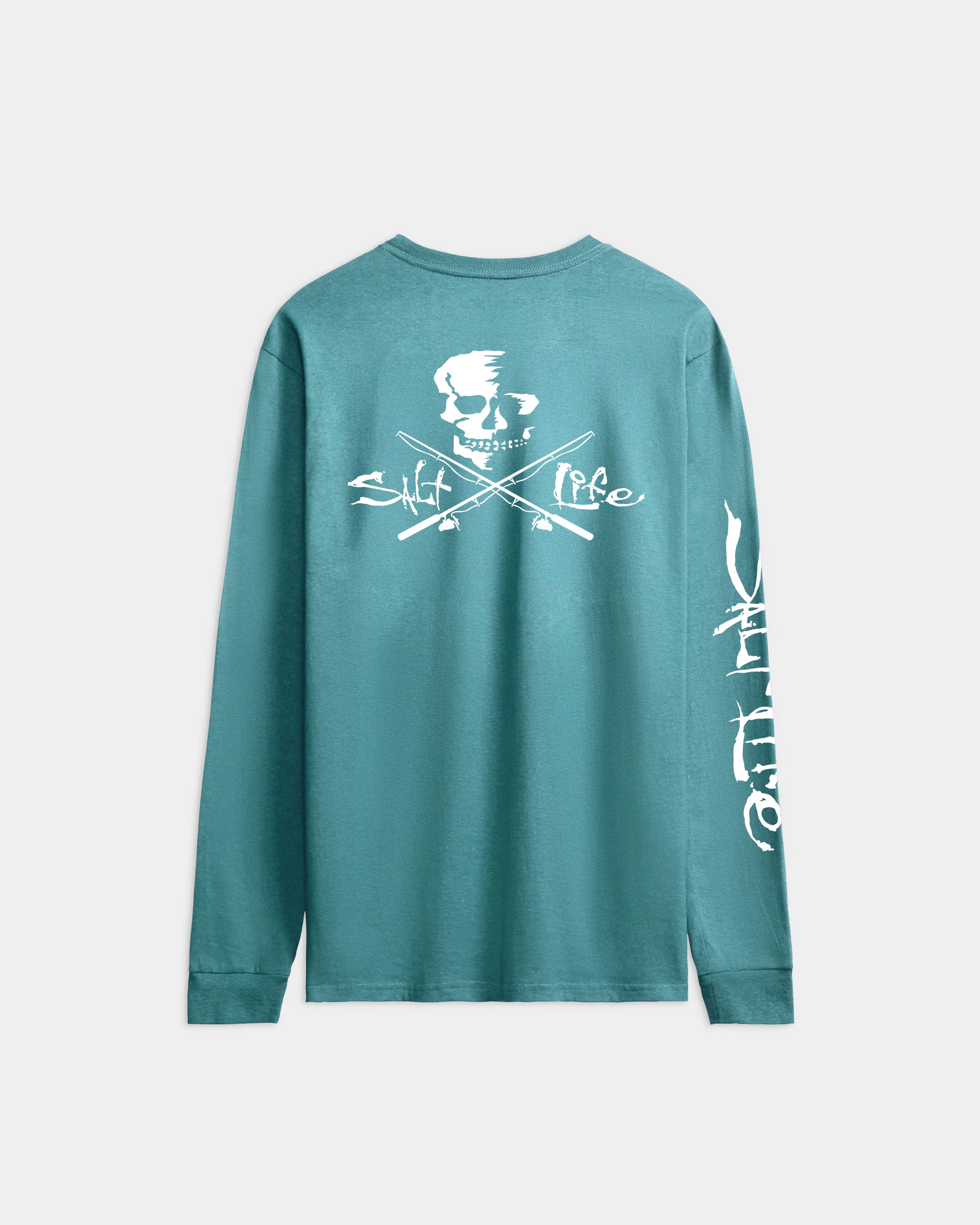 Men's Skull and Poles Long Sleeve Tee