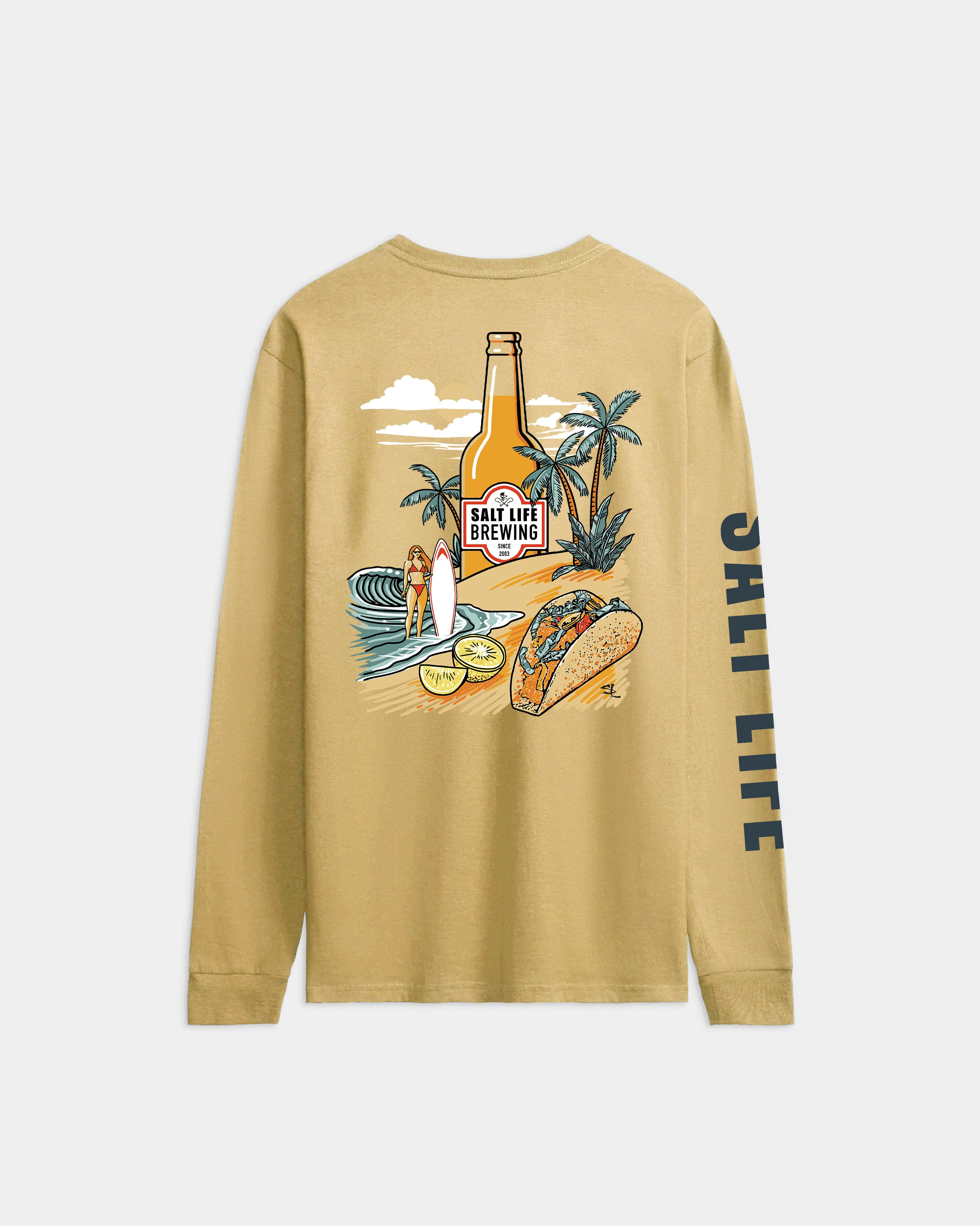 Men's Brewing Long Sleeve Tee