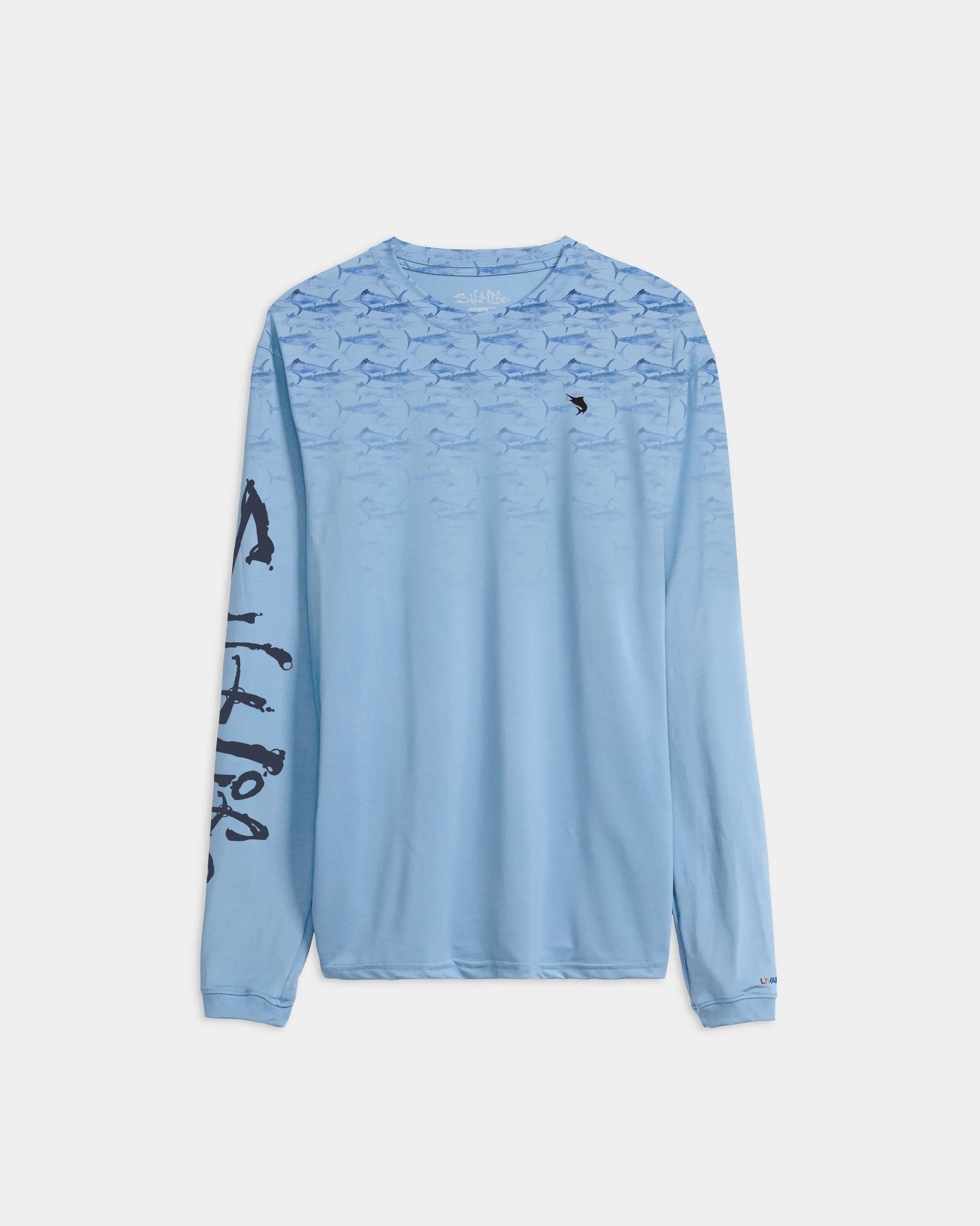 Marlin Retreat Fade Long Sleeve Performance Tee