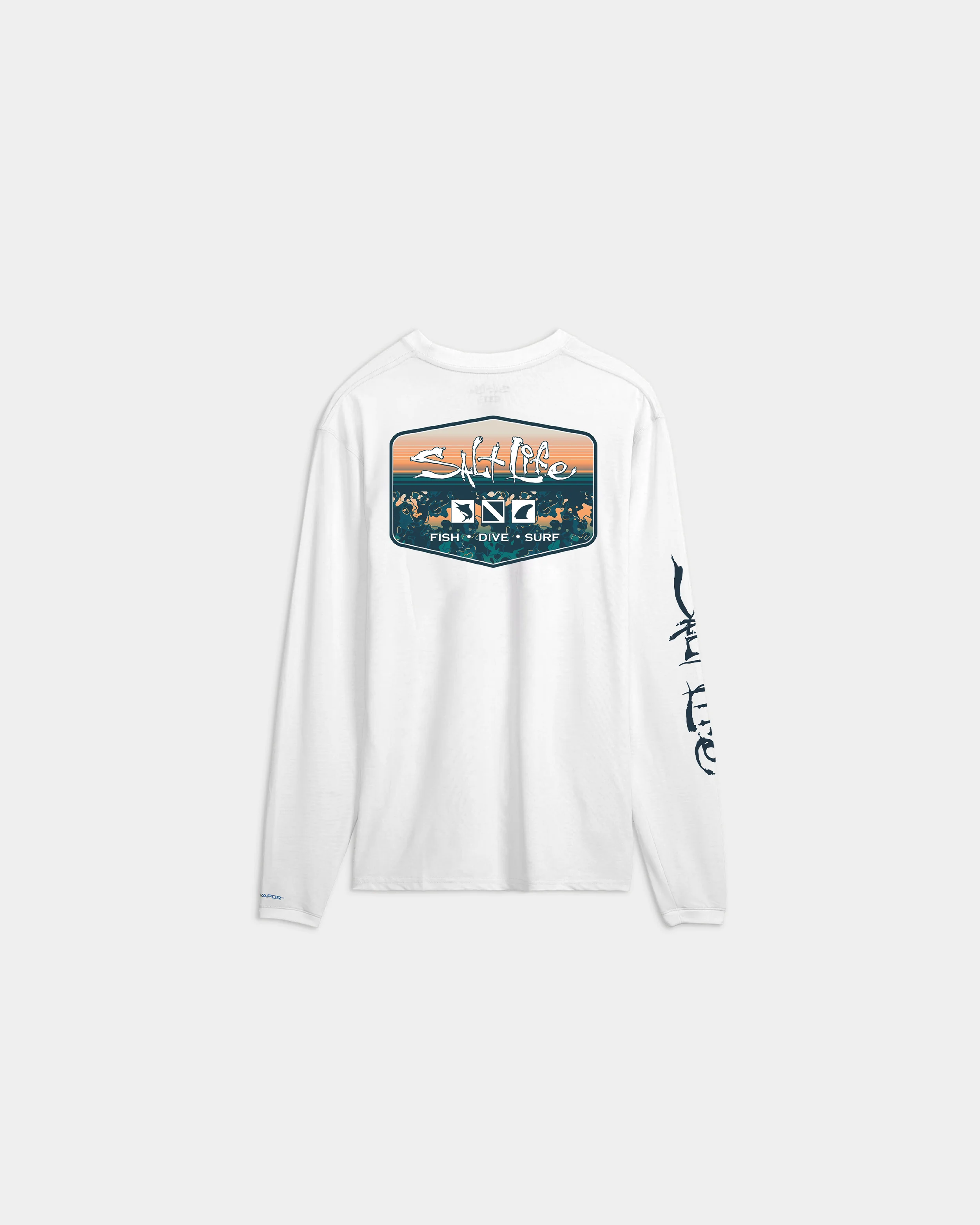 Youth Liquid Depth Badge Long Sleeve SLX Performance Tee