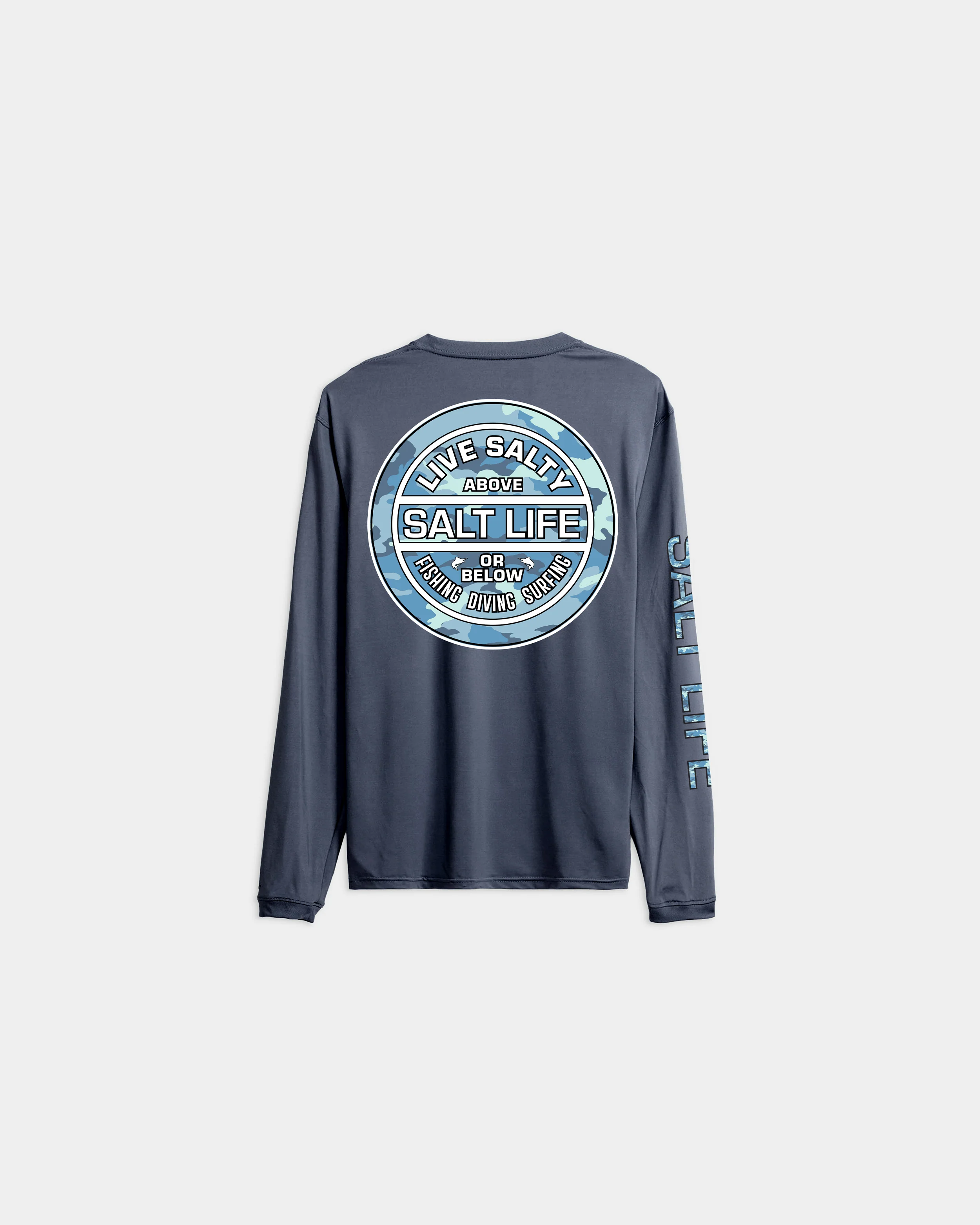 Youth Camo Crest Long Sleeve SLX Performance Tee